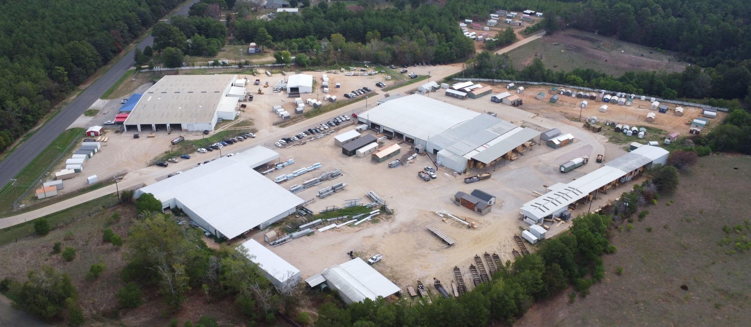 General Shelters Plant Aerial View